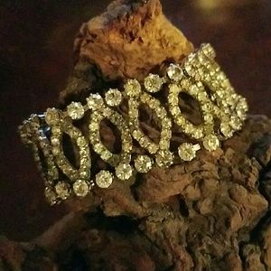 Rhinestone vintage bracelet